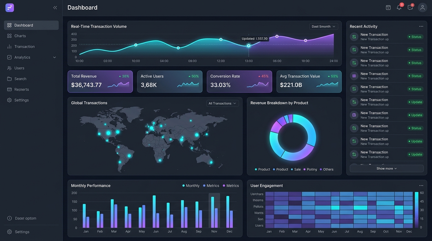 AetherPay FinTech Dashboard